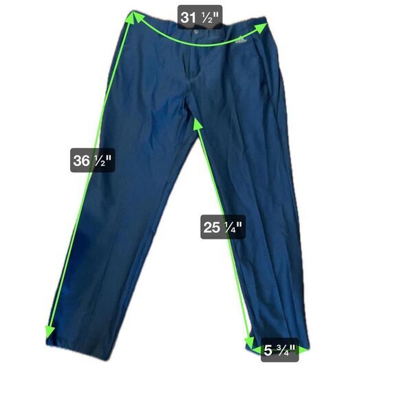 adidas Men's Blue‎ Lightweight Pants Size 34x30 - Picture 5 of 6